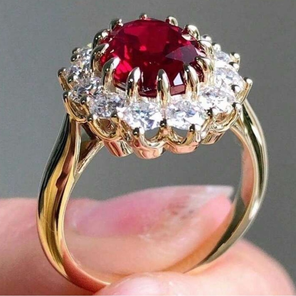 - DIAMOND WEDDING RING ENGAGEMENT RING - Picture 4 of 12